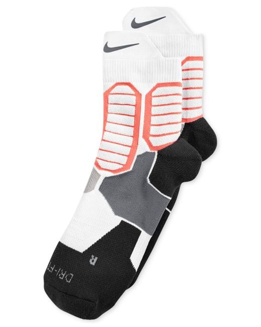 Nike Multicolor Men's Hyper Elite Basketball High Quarter Socks for men