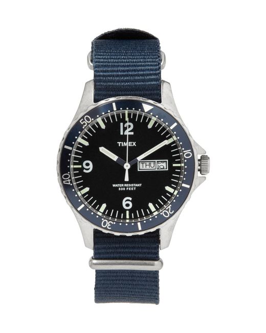 Timex Blue Timex Andros Steel Watch for men