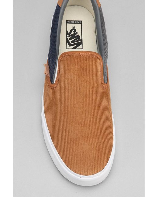Vans Blue California Corduroy Slip-On Men'S Sneaker for men