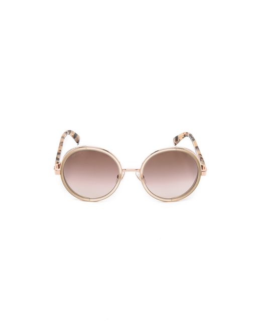 Jimmy Choo Andie Sunglasses - Gold Copper/brown Gold in Metallic | Lyst