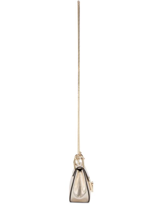 Chlo Drew Metallic-Leather Shoulder Bag in Multicolor (gold) | Lyst