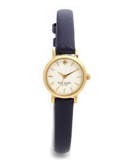 kate spade new york Blue Tiny Metro Watch Navy
