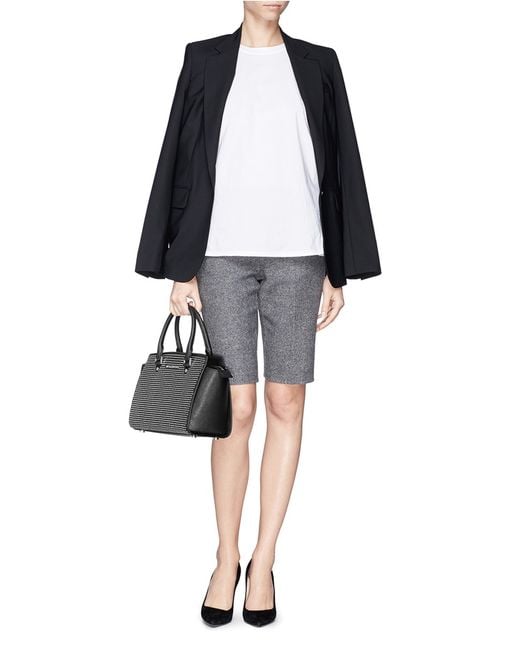 Selma medium saffiano leather messenger clearance