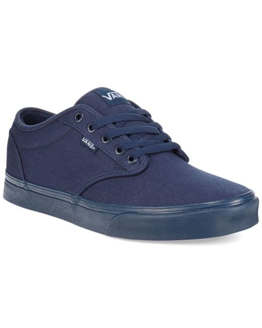 Vans Men'S Atwood Mono Sneakers in Navy/Navy (Blue) for Men | Lyst