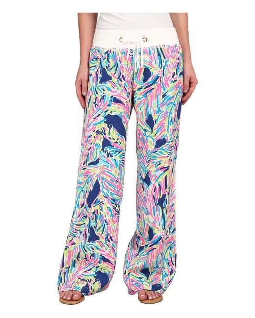Lilly Pulitzer Blue Beach Pants