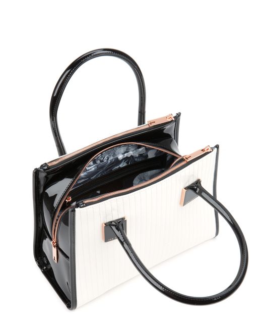 Ted Baker White Quilted Tote Bag