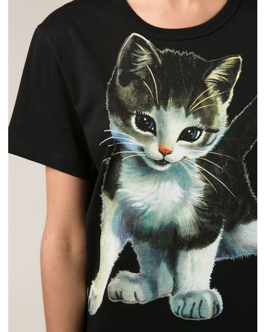 Vivienne Westwood Cat T-shirt in Black | Lyst