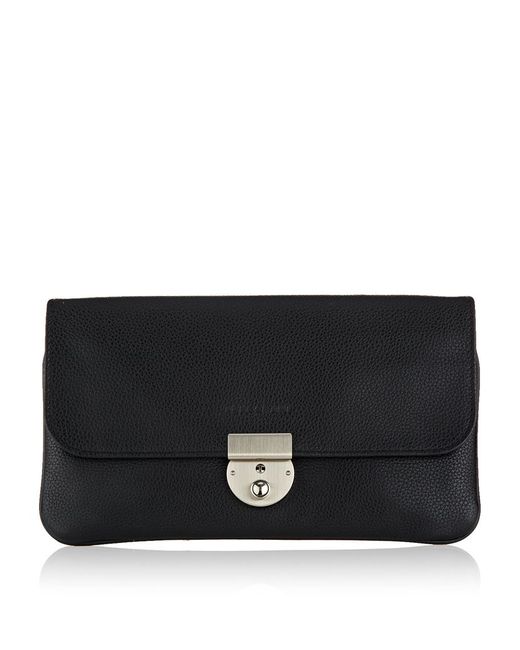 Longchamp Black Travel Wallet
