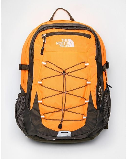 The North Face Orange Borealis Backpack for men