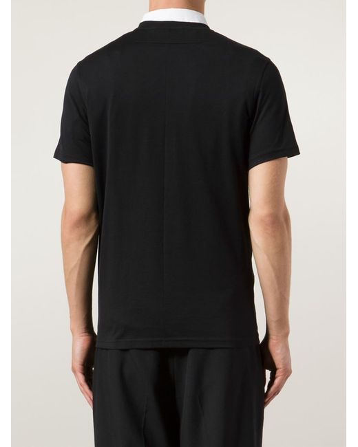 Givenchy Black Rottweiler Embroidered T-Shirt for men