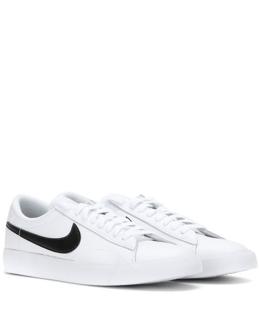 Nike White Tennis Classic Leather Sneakers