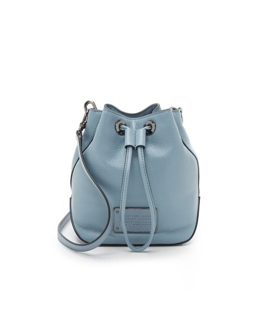 Marc By Marc Jacobs Too Hot To Handle Small Bucket Bag - Ice Blue