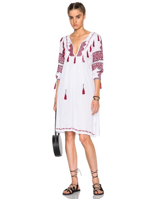 dodo bar or marhaba dress in white lyst dodo bar or marhaba dress in white lyst