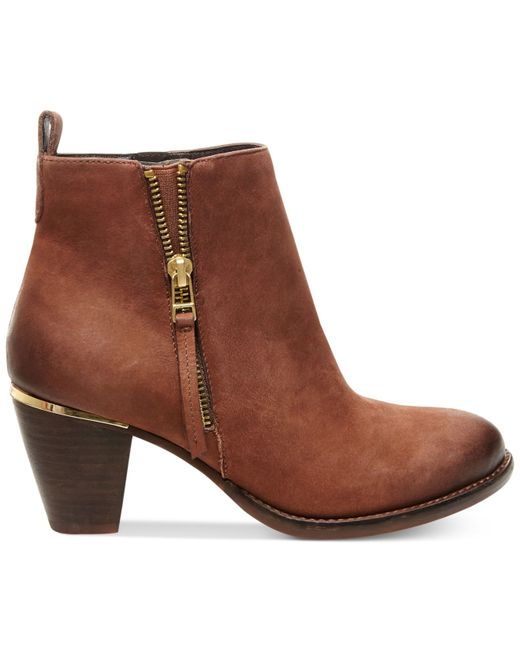Steve Madden Brown Women's Wantagh Ankle Booties