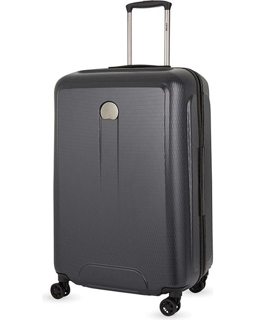 Delsey Black Helium Air 2 Four-wheel Suitcase 76cm for men