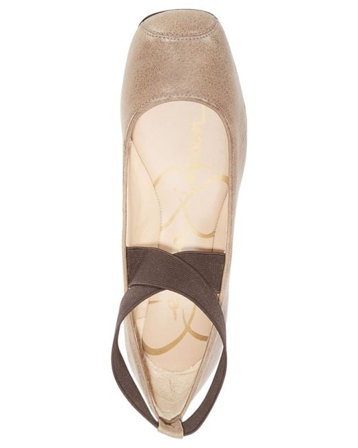 jessica simpson mandalaye elastic ballet flats