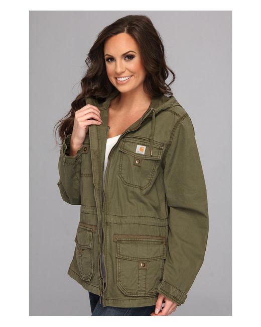 Carhartt El Paso Utility Jacket in Army Green (Green) | Lyst