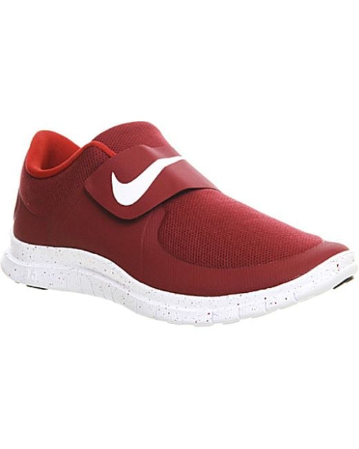 Nike Free Socfly Trainers - For Men in Red for | Lyst UK