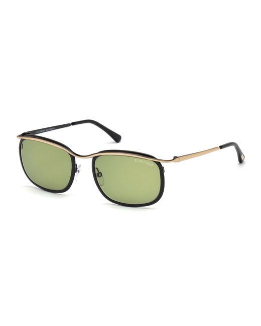 Tom ford womens gold metal sunglasses #8