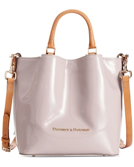 Dooney & Bourke Multicolor City Patent Leather Small Barlow Tote
