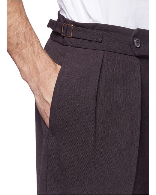 Adjustable Waist Baggy Ruffle Bending Pants CO14 - Lewkin