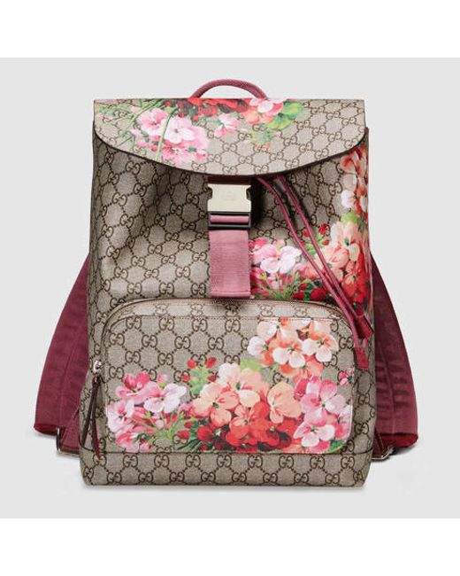 Gucci Gg Blooms Backpack in Pink | Lyst