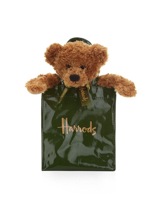 Harrods Bear In A Green Bag