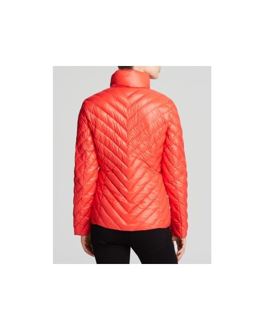 Pink pony Lauren Jacket - Chevron Quilted Packable Zip