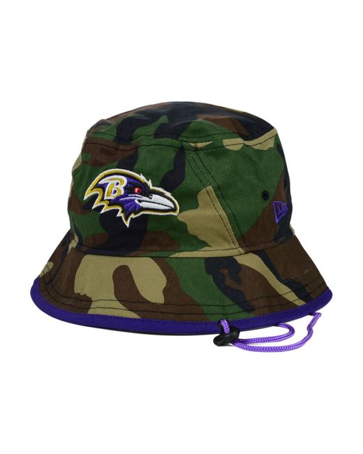 KTZ Baltimore Ravens Camo Pop Bucket 