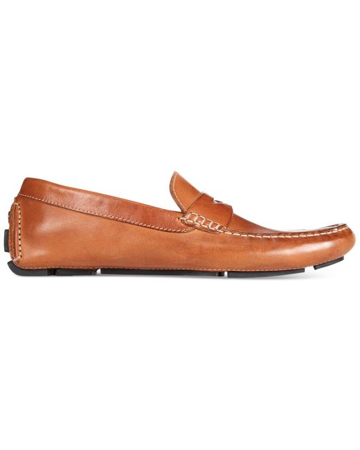 Cole Haan Brown Howland Penny Loafers for men