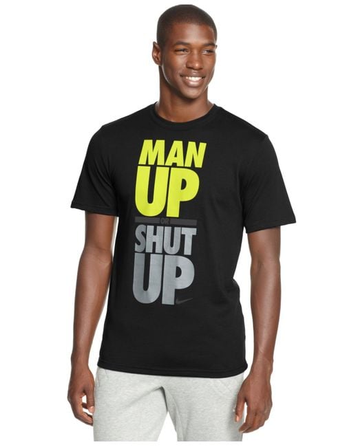 Nike Man Up Or Shut Up Tshirt in Blue for Men Lyst