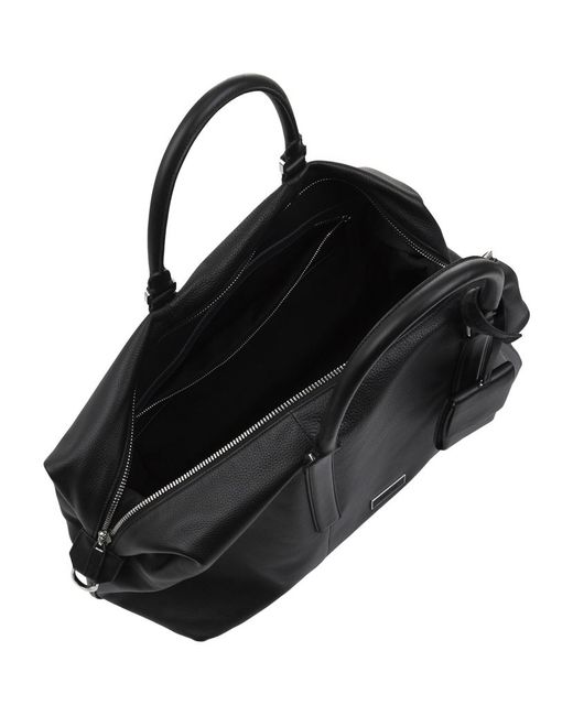 Sinis Slink Meetbaar Calvin Klein Leather Weekender Bag in Black for Men | Lyst UK