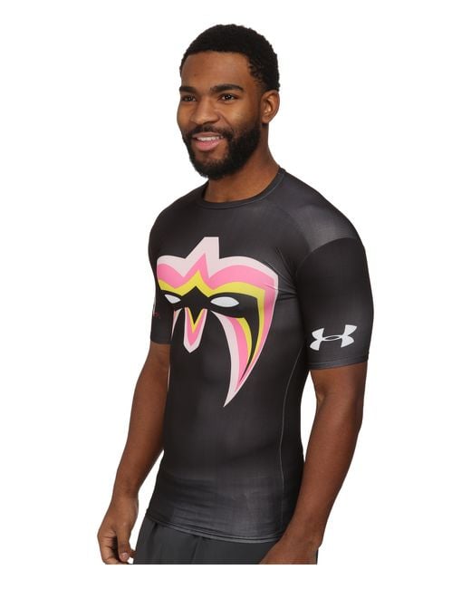 Under Armour Wwe® Ultimate Warrior Top in Gray for Men | Lyst