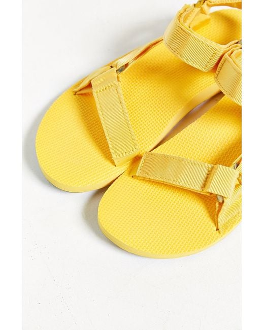 Teva sandals yellow sale