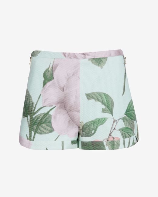Ted Baker Green Distinguishing Rose Shorts