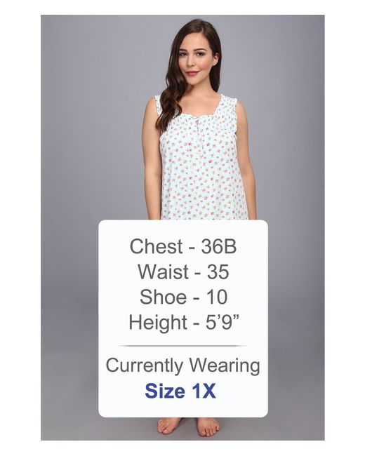 Carole hochman online sleeveless nightgown