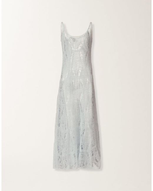 Fabiana Filippi White Long Tank Dress