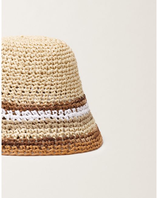 Fabiana Filippi Natural Crochet Fisherman Hat