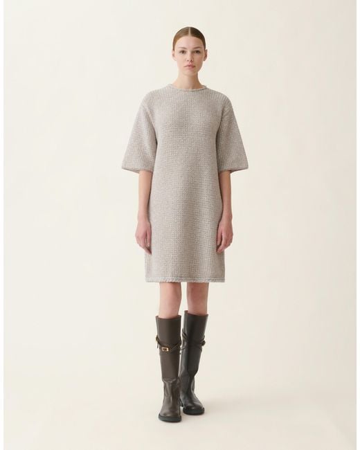 Fabiana Filippi Natural Tweed Dress