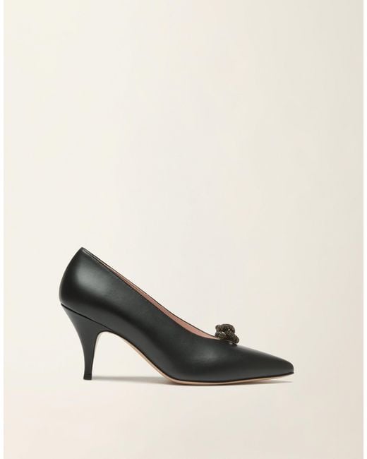 Fabiana Filippi Natural Nappa Leather Pumps