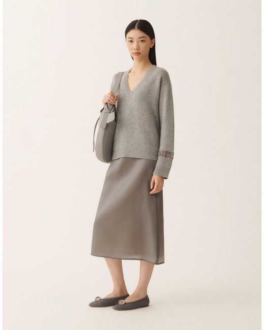 Fabiana Filippi Gray Knitwear