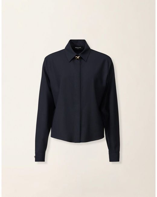 Fabiana Filippi Blue Boxy Shirt