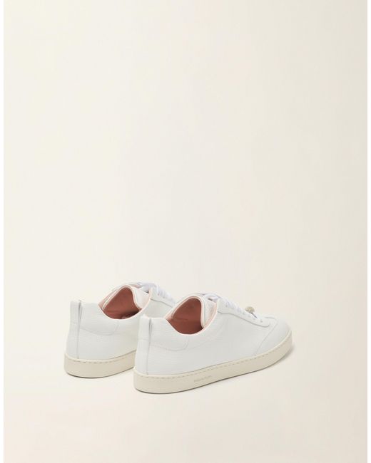 Fabiana Filippi Natural Grained Leather Sneaker