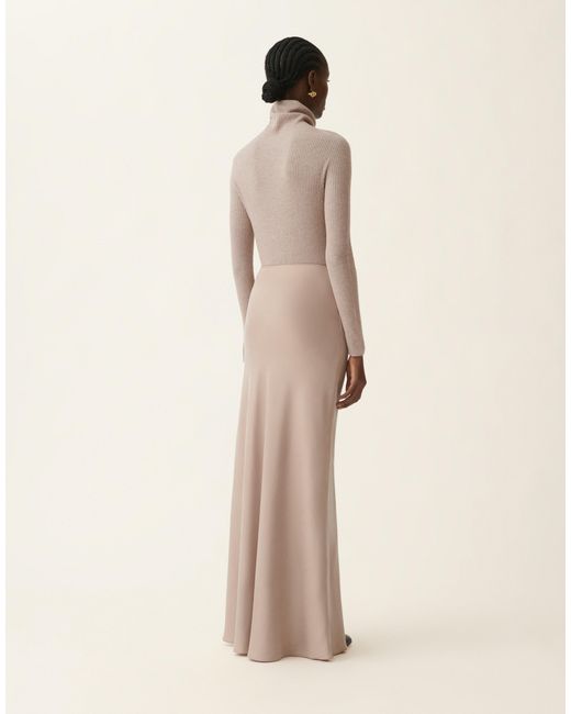 Fabiana Filippi Natural Long Fluid Skirt