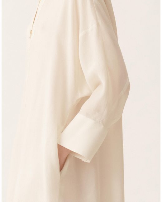 Fabiana Filippi Natural Fluid Midi Dress