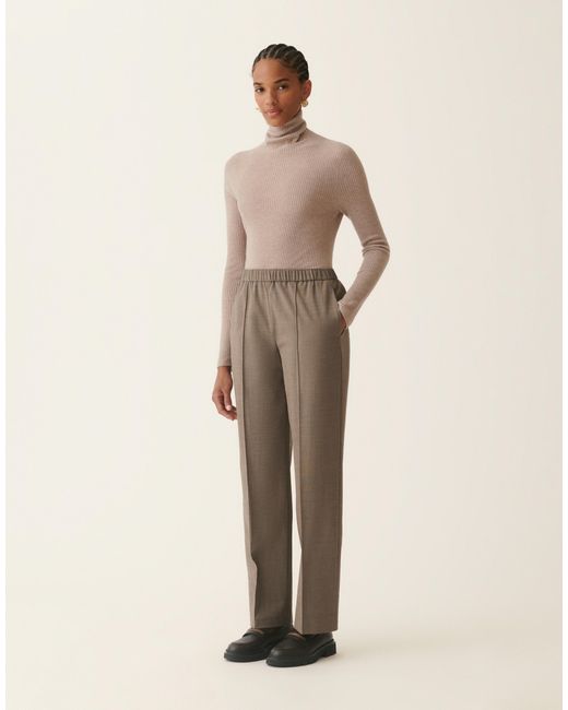 Fabiana Filippi Natural Bistretch Cool Wool Jogging Trousers
