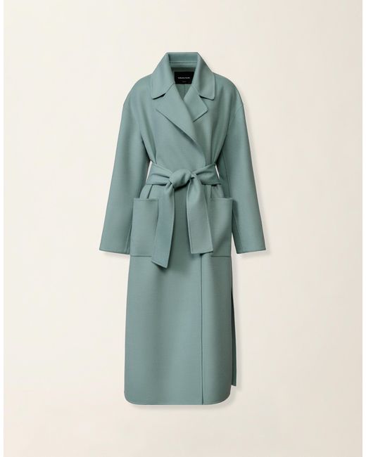 Fabiana Filippi Green Double Wool Coat