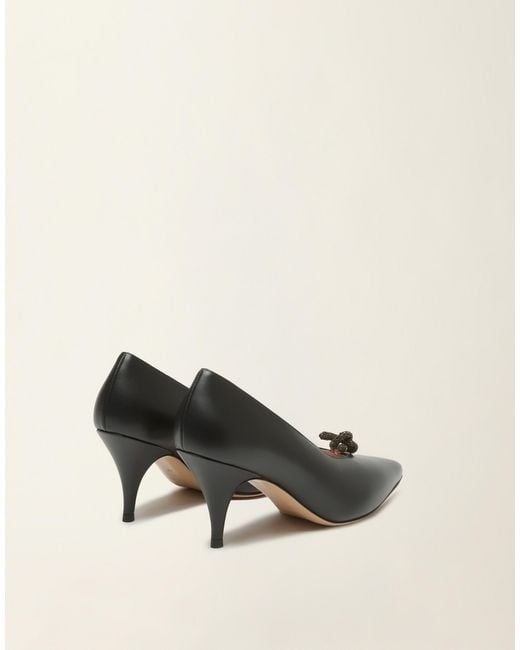 Fabiana Filippi Natural Nappa Leather Pumps