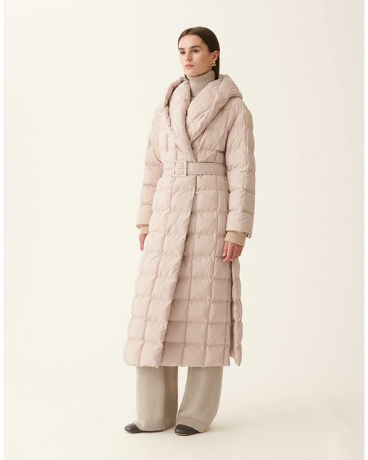 Fabiana Filippi Natural Long Ultralight Technical Down Coat
