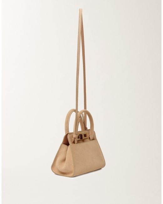 Fabiana Filippi Natural Josephine Suede Handbag, Cord